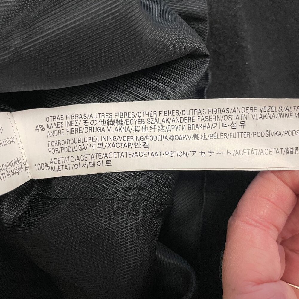 Zara Wool Blend Pea Coat - Picture 7 of 7